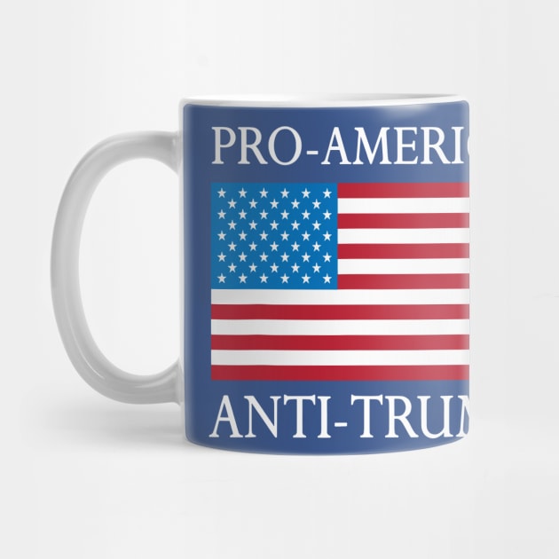 Pro-America Anti-Trump - American USA Flag Resist by LEGO